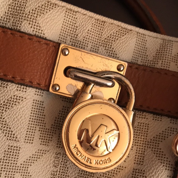 Michael Kors MK large Hamilton East West signature satchel - Picture 12 of 14